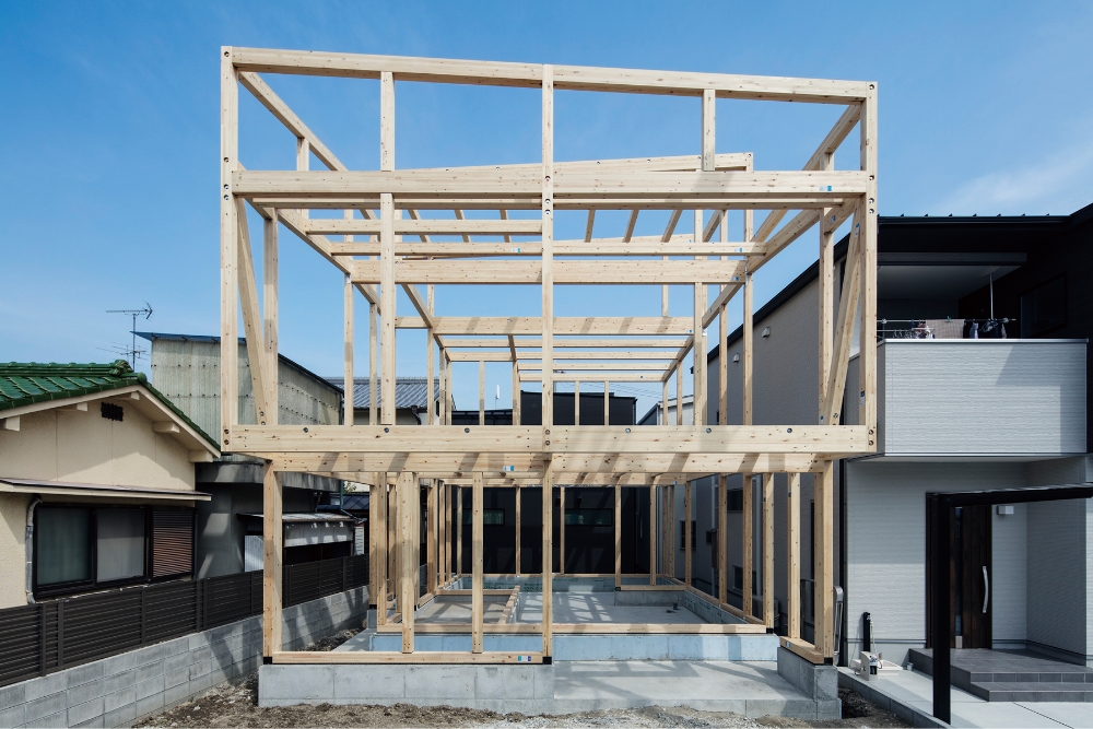 SE構法骨組みイメージ